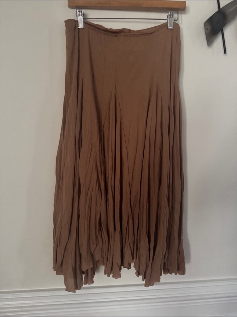 Everyday Relaxed Maxi Skirt in Brown